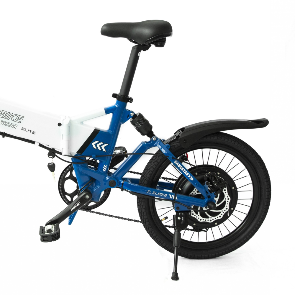 ЭЛЕКТРОВЕЛОСИПЕД ELBIKE GANGSTAR ELITE 1500W 48V в бело-синем цвете 3 ЭЛЕКТРОВЕЛОСИПЕД ELBIKE GANGSTAR ELITE 1500W 48V в бело-синем цвете 3