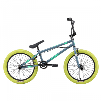 Велосипед BMX Stark Madness 2 2024 серо-зеленый