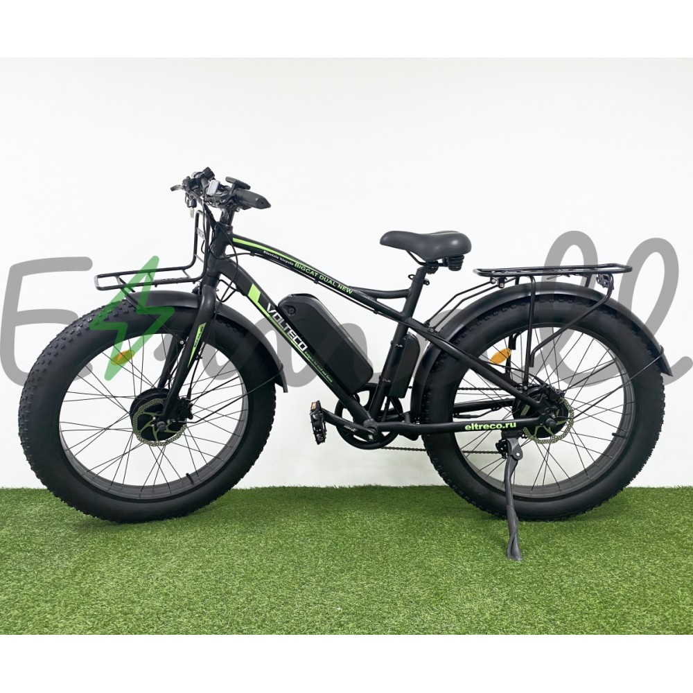 Электровелосипед VOLTECO BIGCAT DUAL NEW черный 2