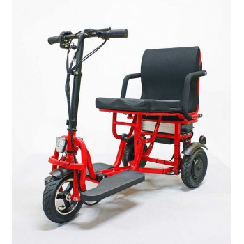 Электро трицикл GreenCamel Кольт V700 (48V 2x350W 15,6 Ah) Trike красный