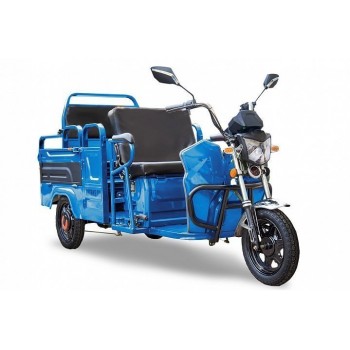 Грузовой электротрицикл Rutrike Вояж-П 1200 Трансформер 60V800W Синий