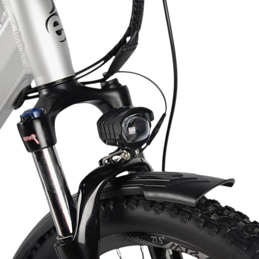 Электровелосипед Eltreco XT 850 pro Серебристый-матовый 2